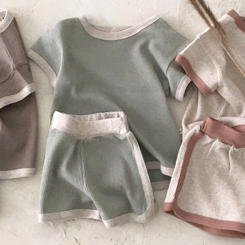Casual Sports T-Shirt + Shorts 2-Piece Summer Sets WT793