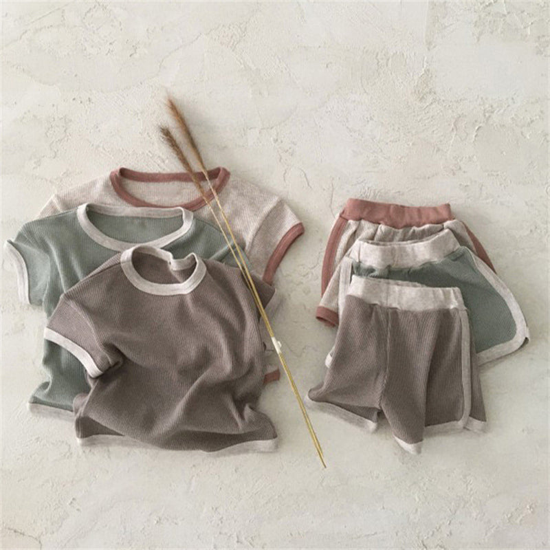 Casual Sports T-Shirt + Shorts 2-Piece Summer Sets WT793
