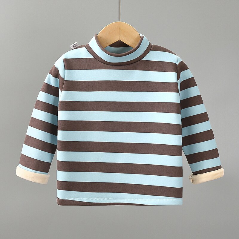 Children's Fleece Striped T-Shirt WTB40