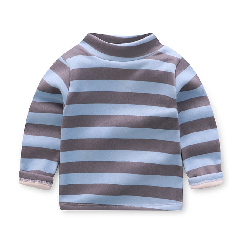 Children's Fleece Striped T-Shirt WTB40