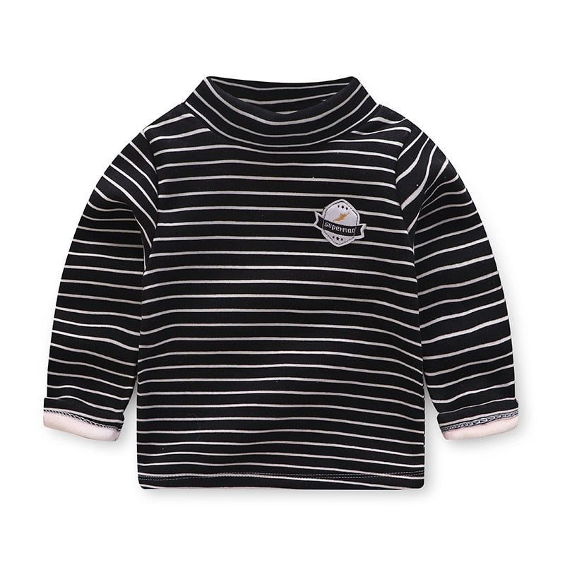 Children's Fleece Striped T-Shirt WTB40