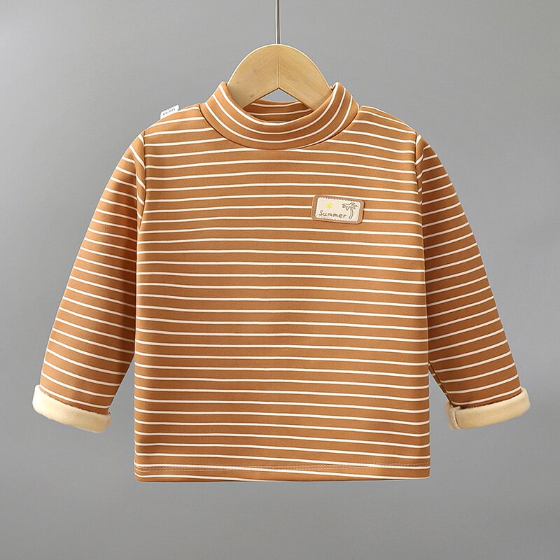 Children's Fleece Striped T-Shirt WTB40