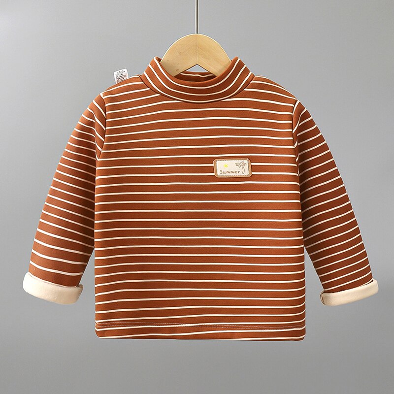 Children's Fleece Striped T-Shirt WTB40