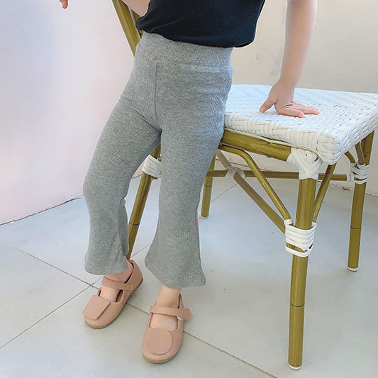Girls Cotton Bottoming Flared Pants WTP130