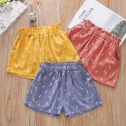 Girls'  Print Shorts  Casual Loose Beach Shorts Children's Clothing WTP47