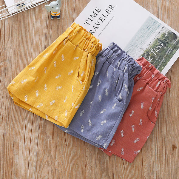 Girls'  Print Shorts  Casual Loose Beach Shorts Children's Clothing WTP47