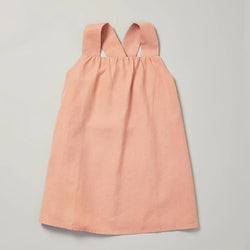 Summer New V-Back Linen Girls Dress TZ052